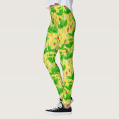 Starwberry tuin op geel leggings (Links)