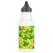 Starwberry tuin op geel waterfles (Links)