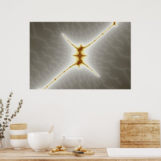 StarX - Fractal Poster (Keuken)