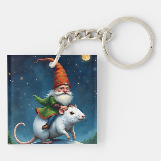 Stary Gnome Sleutelhanger (Achterkant)