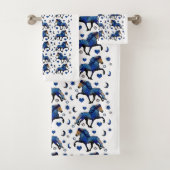 Stary Night Charismatic Tolting IJslands paard Bad Handdoek (Insitu)