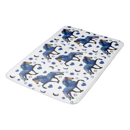 Stary Night Charismatic Tolting IJslands paard Badmat (Gekanteld)