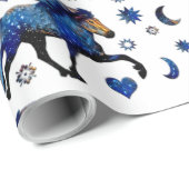 Stary Night Charismatic Tolting IJslands paard Cadeaupapier (Rol Hoek)