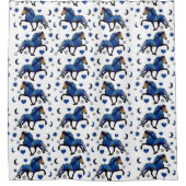 Stary Night Charismatic Tolting IJslands paard Douchegordijn (Voorkant)