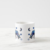 Stary Night Charismatic Tolting IJslands paard Espresso Kop (Voorkant)