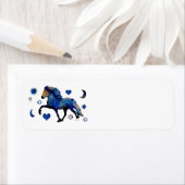 Stary Night Charismatic Tolting IJslands paard Etiket (Insitu)