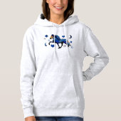Stary Night Charismatic Tolting IJslands paard Hoodie (Voorkant)