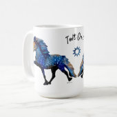 Stary Night Charismatic Tolting IJslands paard Koffiemok (Voorkant links)