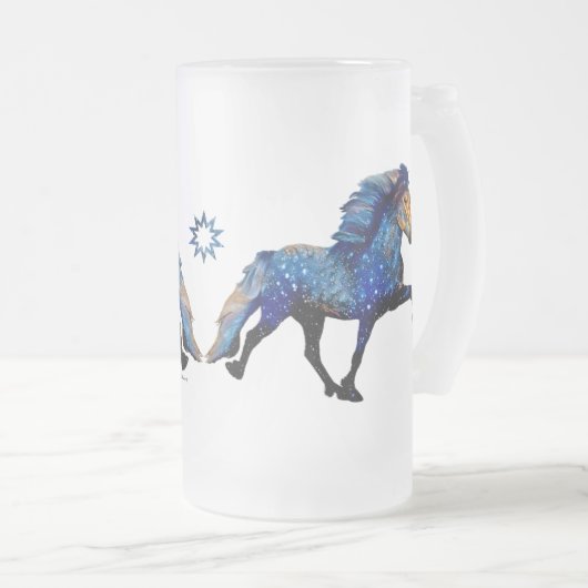 Stary Night Charismatic Tolting IJslands paard Matglas Bierpul (Voorkant rechts)