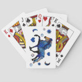 Stary Night Charismatic Tolting IJslands paard Pokerkaarten (Achterkant)