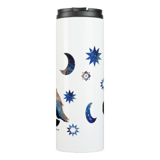 Stary Night Charismatic Tolting IJslands paard Thermosbeker (Achterkant)