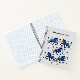 Stary Night IJslandse paarden Notitieboek