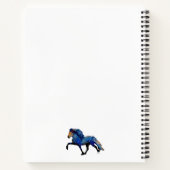 Stary Night IJslandse paarden Notitieboek (Achterkant)