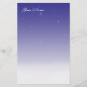 Stary Winter Night Briefpapier (Voorkant)