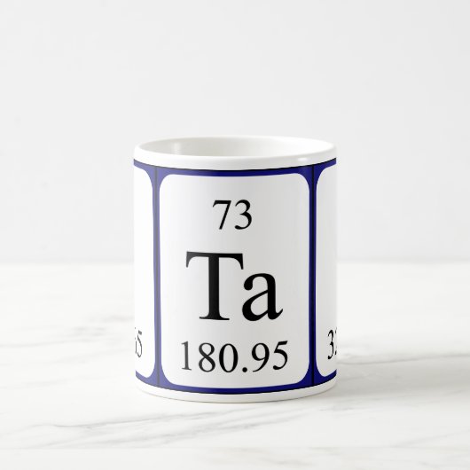 Stas periodieke lijstnaam mok (Center)