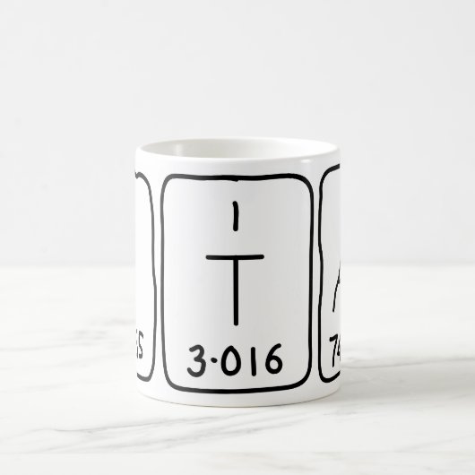 Stas periodieke lijstnaam mok (Center)