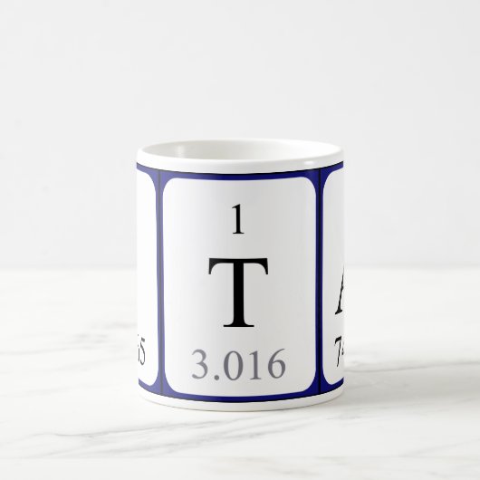 Stas periodieke lijstnaam mok (Center)