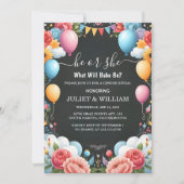 Stash Fun Cloud Familie in het Spaans Genderonthul Kaart (Voorkant)