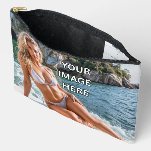 STASH! 👜 Op maat gemaakte pouch – Voeg afbeelding Etui (Open)