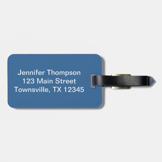 Stash van het verbindingsstuk bagagelabel (Achterkant horizontaal)