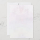 Stashes of Lashes Gender onthullen Baby shower Kaart (Achterkant)