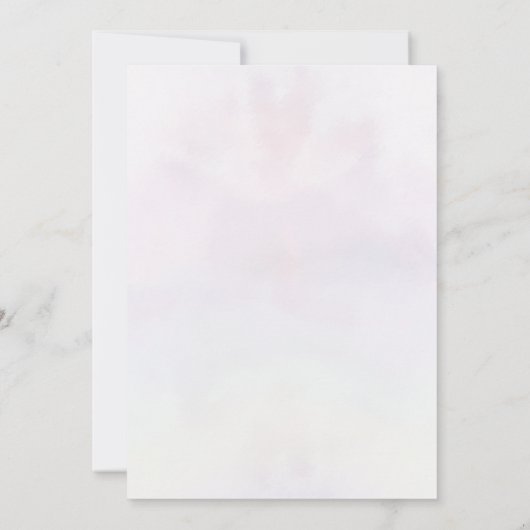 Stashes of Lashes Gender onthullen Baby shower Kaart (Achterkant)