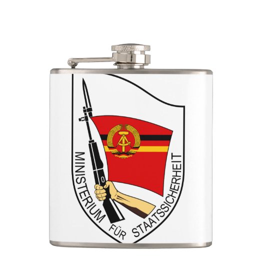 Stasi - DDR (Deutsche Demokratische Republik) Heupfles (Voorkant)