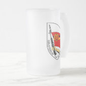 Stasi - DDR (Deutsche Demokratische Republik) Matglas Bierpul (Voorkant rechts)