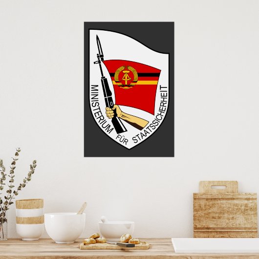 Stasi-Poster Poster (Keuken)