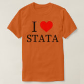 STATA econometrie econ studentenstatistieken T-shirt (Design voorkant)