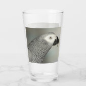State African Gray Parrot Glas (Achterkant)