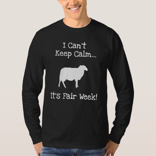 State and County Fair - Show Sheep Livestock Anima T-shirt (Voorkant)