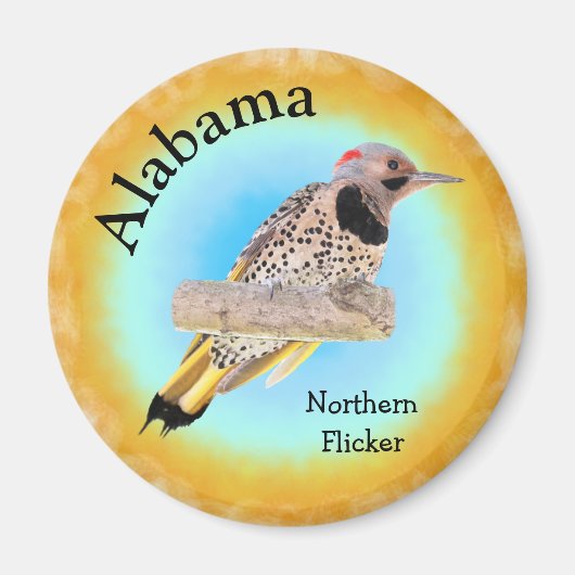 State Bird of Alabama Magneet (Voorkant)