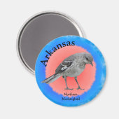 State Bird of Arkansas Magneet (Voorkant / Achterkant)