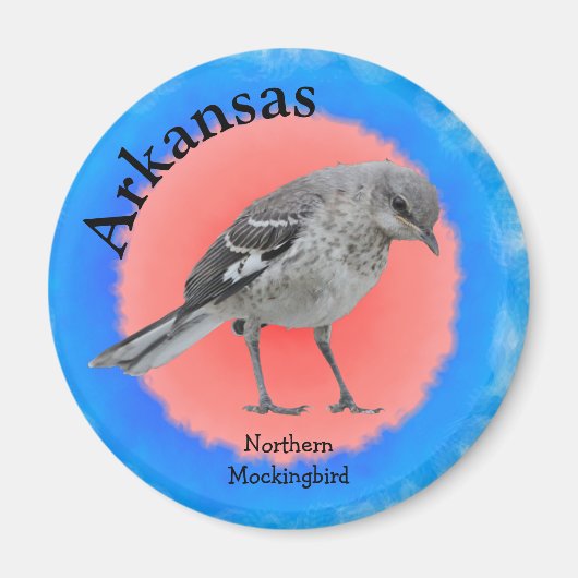 State Bird of Arkansas Magneet (Voorkant)