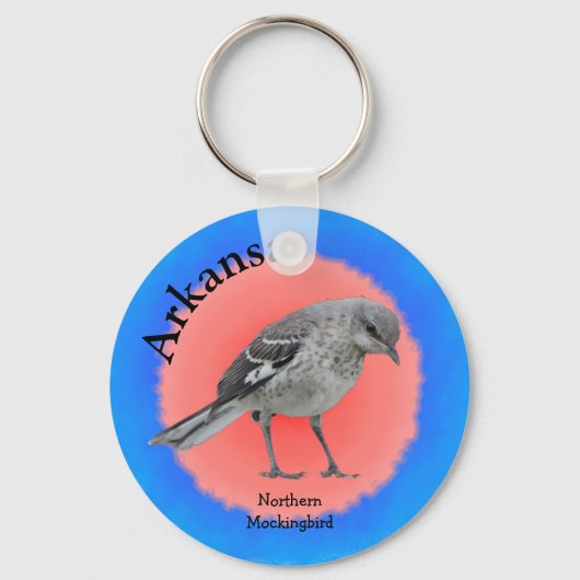State Bird of Arkansas Sleutelhanger (Voorkant)
