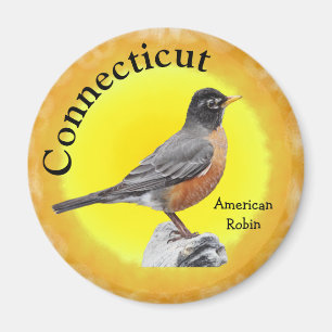State Bird of Connecticut Magneet