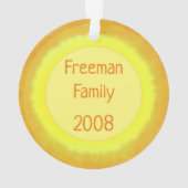 State Bird of Connecticut Ornament (achterkant)