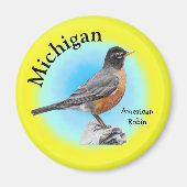 State Bird of Michigan Magneet (Voorkant)