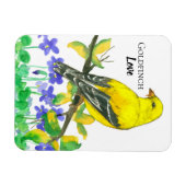 State Bird of New Jersey American Goldfinch Love Magneet (Horizontaal)