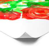 State Bird of New York Waterverf Bluebird Poster (Hoek)