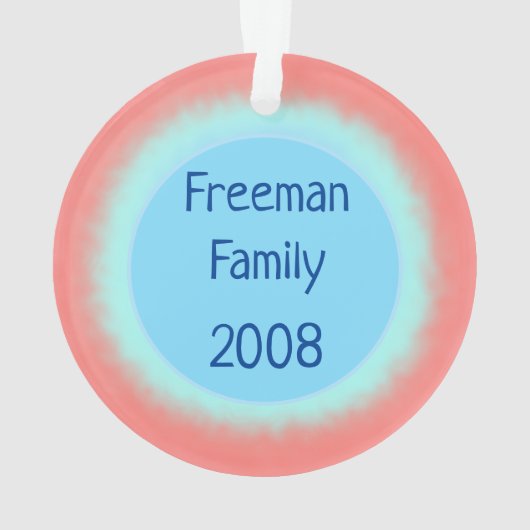 State Bird of Texas Ornament (achterkant)