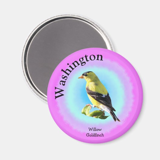State Bird of Washington Magneet (Voorkant / Achterkant)