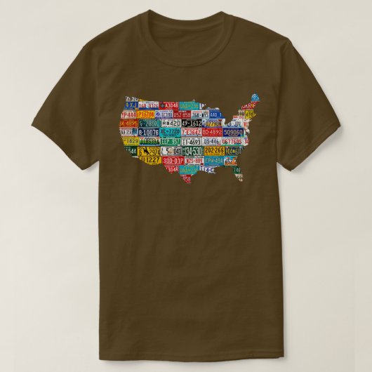 State Borden Verenigde Staten T-shirt (Design voorkant)