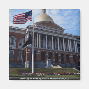 State Capitol Building, Boston, Massachusetts, VS Magneet