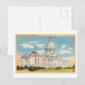 State Capitol Building, Vintage van Arkansas Briefkaart (Voorkant / Achterkant)