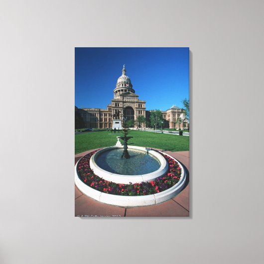 "State Capitol of Texas, Austin" Canvas Afdruk (Voorkant)