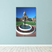 "State Capitol of Texas, Austin" Canvas Afdruk (Insitu (Houten vloer))