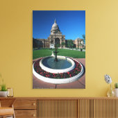 "State Capitol of Texas, Austin" Canvas Afdruk (Insitu (Woonkamer))