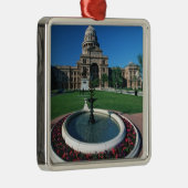 "State Capitol of Texas, Austin" Metalen Ornament (Rechts)